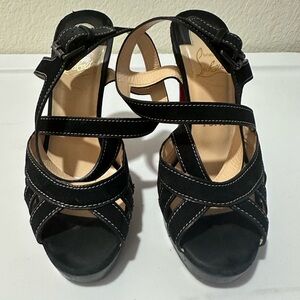 Christian Louboutin Black Stiletto Heels | Size 6.5